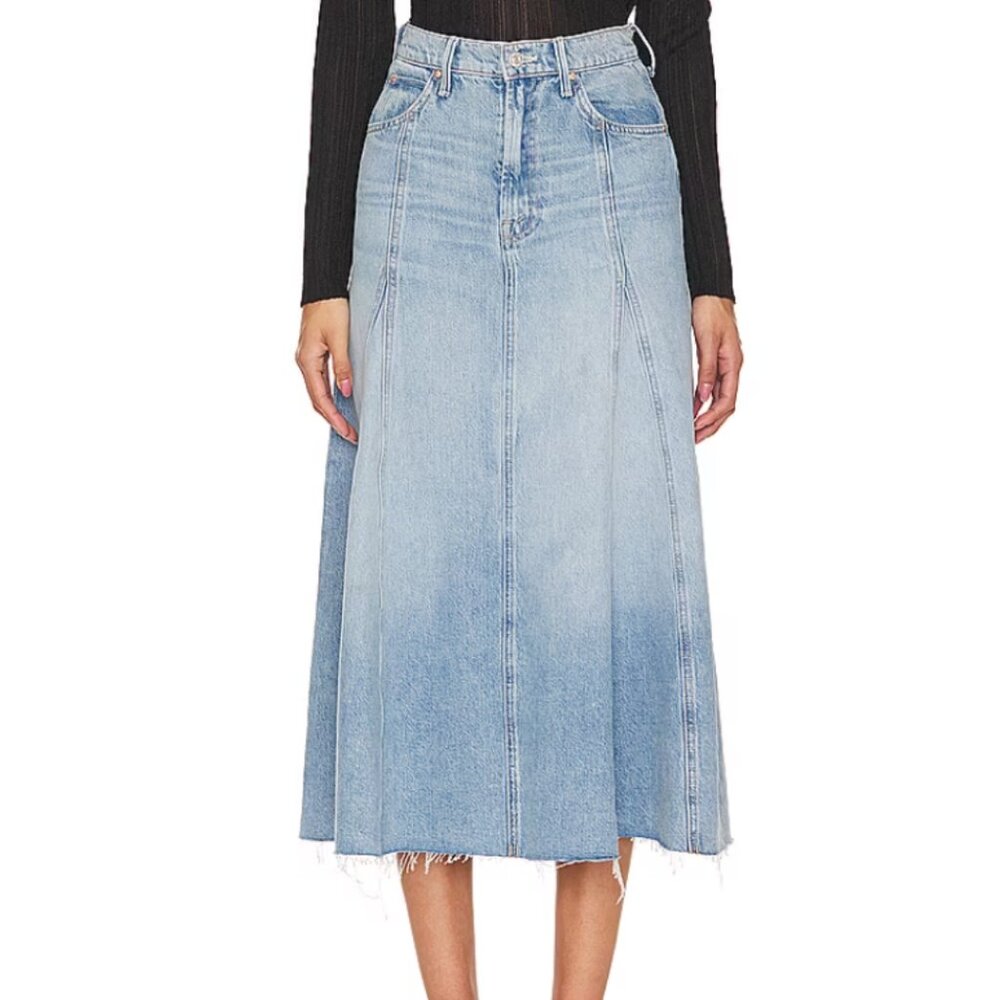NWT MOTHER The Full Swing Midi Skirt